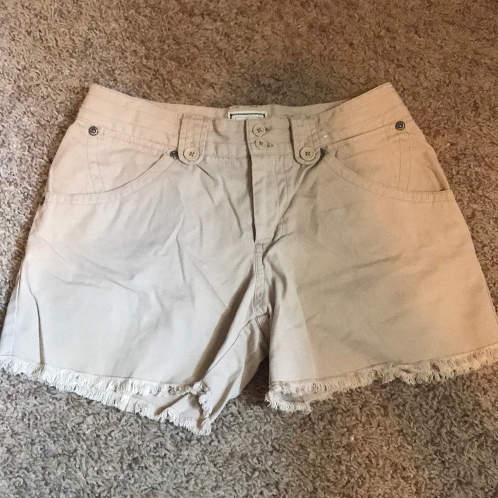 Girls tan shorts